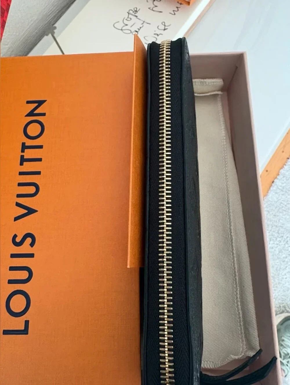 Louis Vuitton Black Clémence Wallet